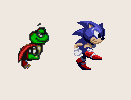 Sonic VS Superfrog.gif