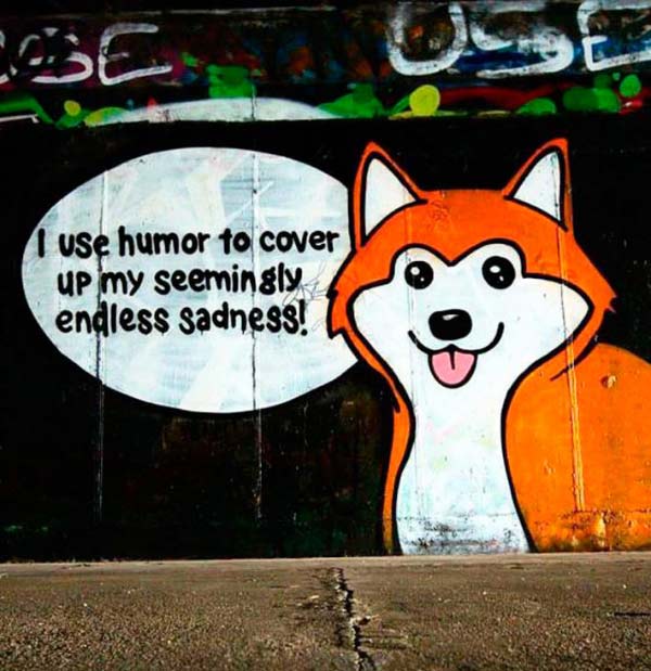 fox-saying-graffiti-use-humor-cover-up-sadness.jpg